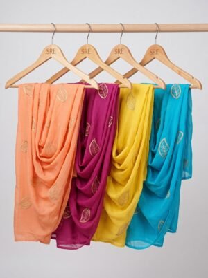 Special Plain Golden Aari Sheila