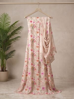 Muslin Zari Buti Digital Gatta Shelia